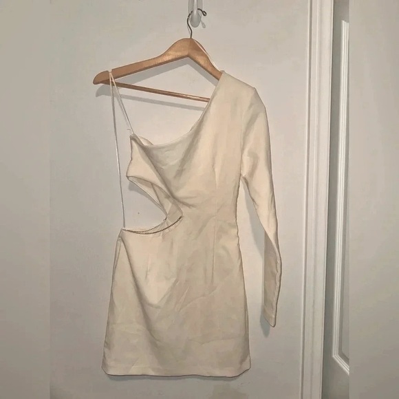 ASTR‎ The Label Lavinia Dress in Off White Sz S - Picture 6 of 8